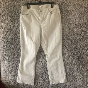 light pascal Green Ann Taylor loft spring summer crops Size 10